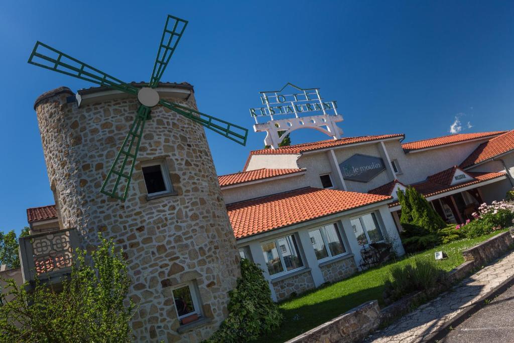 Logis Hotel Le Moulin Des Gardelles Riom Kültér fotó